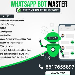 Whatsapp Bot Master Multi Button Software + Key Gen 3.0